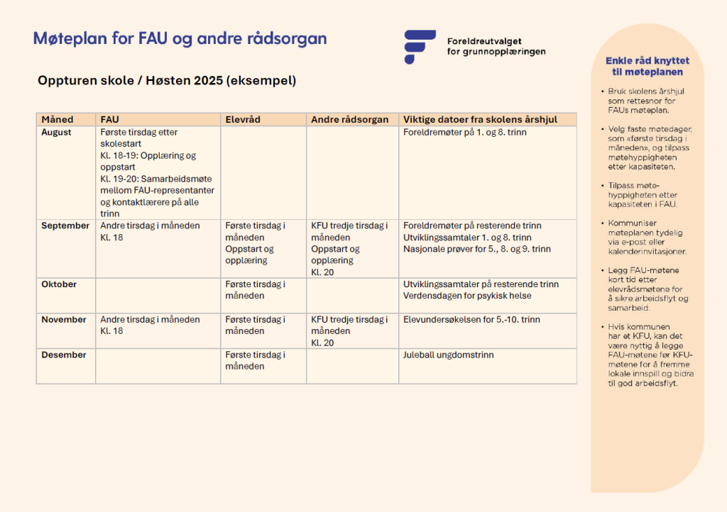 Møteplan_FAU_eksempel