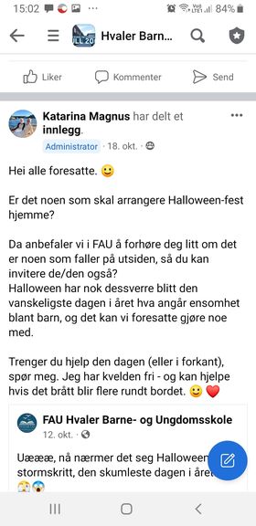 Bidra på Halloween