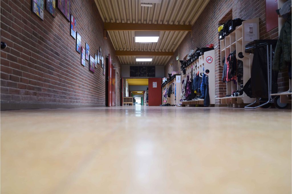 Gang på en skole